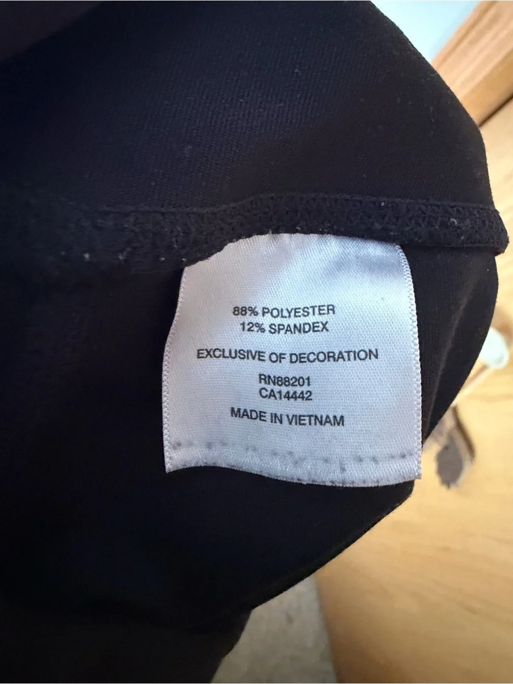 Old Navy Black Cropped High-Rise Leggings